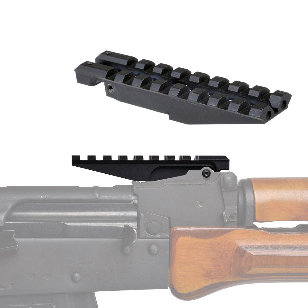 Picatinny rail rear sight